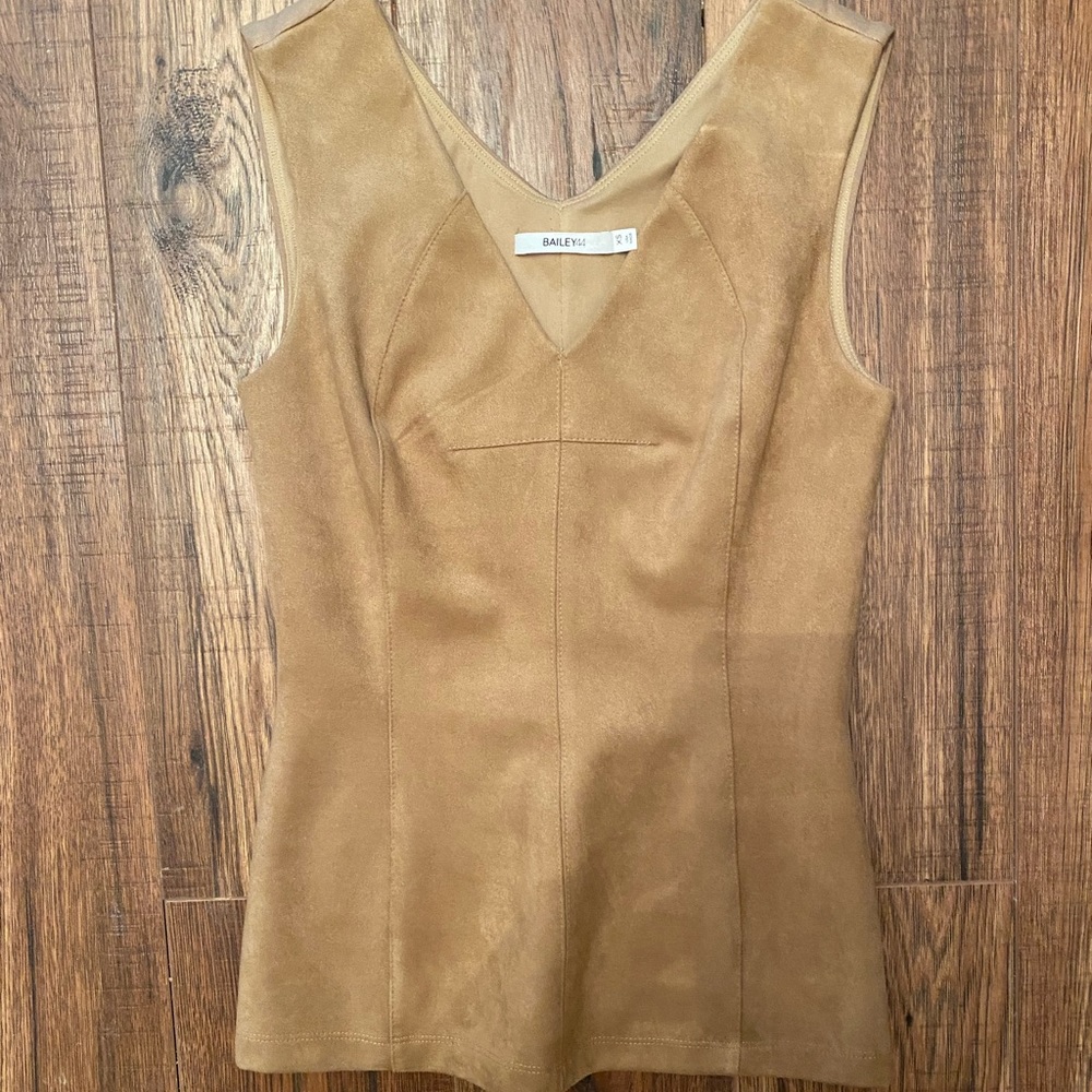 Bailey44 suede top